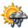 Partly Cloudy with Showers Chance of precipitation 10%
