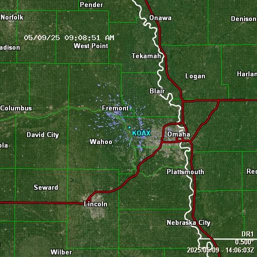 GRLevel3 radar from NWS station KOAX